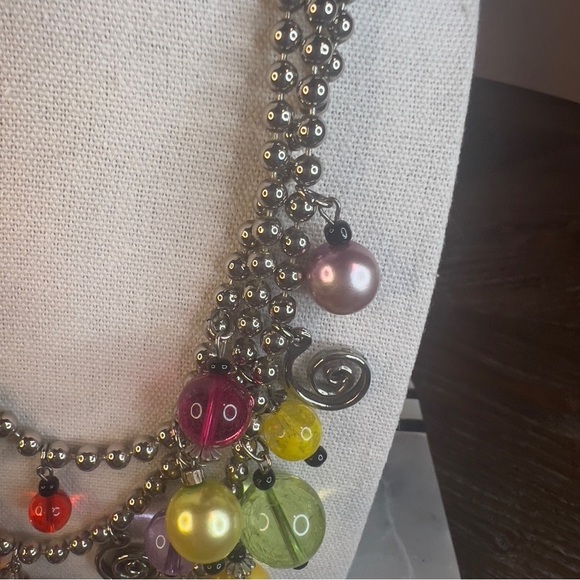 Colorful Beaded Necklace perfect for Spring/Summer - Picture 3 of 8